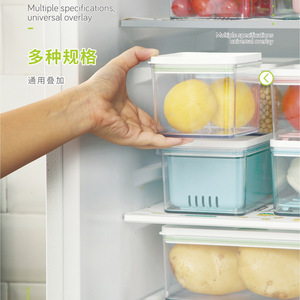 Stackable Kitchen Food <b>Storage</b> Containers Transparent Plastic With Clip On <b>Lid</b> For Travel And Daily Use - Product Image 4
