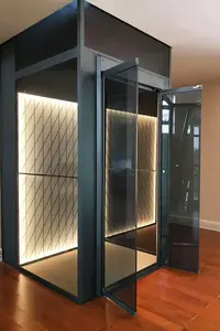 Yüksek kaliteli 2-5 kat ucuz ev Mini asansör dikey konut yolcu asansörü