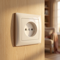 Enchufe de pared eléctrico F9001, enchufe europeo