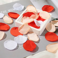 300 pièces mariage romantique en vrac mélange couleurs pétales de Rose poudre artificielle pour fleur fille panier confettis douche nuptiale