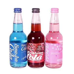 Japonés importado <span class=keywords><strong>Saito</strong></span> Blue Cola baja en grasa Hiroshima Soda afrutado refresco botella de vidrio de gama alta Edición Limitada coleccionable - Product Image 1
