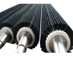 Factory Price Custom Industrial Rotating Brushes Cleaning Cylinder Center Roller Brush For Washer For The Greenhouse Industry