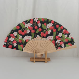 Venta al por Mayor de Abanico Plegable de Mano Artesanal de Madera y Bambú de Estilo Tradicional Español de 23 cm para Mujer, Regalo de Boda, Fiesta o Negocios - Product Image 2