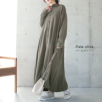 Robe chemise décontractée à manches longues boutonnée pour femme, robe longue plissée oversize, coupe ample, col classique, robes d'automne pour le travail