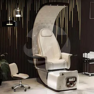 Luxo Modern trono manicure pé spa pedicure cadeiras para salão profissional mobiliário unha pedicure cadeira