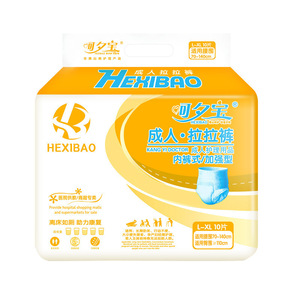 ผ้าอ้อมผู้ใหญ่แบบสวม Hexibao ไซส์ L-XL 10 ชิ้น ระบายอากาศได้ดี น้ำหนักเบา ซึมซับดี เหมาะสำหรับผู้สูงอายุ - Product Image 1
