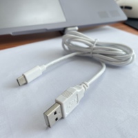 Câble de chargeur USB court de 30 cm 1 m, gaine en TPE PVC pour iPhone et appareils de type C, charge rapide 5A et transfert de données