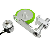 Encodeur rotatif de roue Compteur de compteur 500ppr Encodeur de pilote de ligne 5V avec roue de périmètre de 300mm
