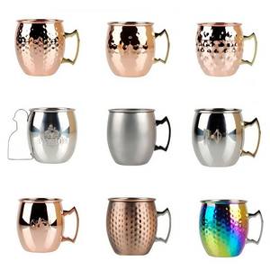 मच्छर मग तांबे के मग तय थोक स्टेनलेस स्टील तांबे के मग चढ़ाते सोने के तांबे के मग - Product Image 6