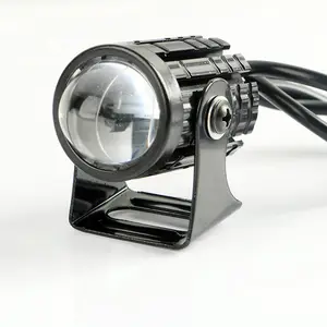 Offre Spéciale Moto LED Phare Conduite Lumière 12-80V Projecteur Lampe Blanc et Jaune Couleur Pour Moto Auto Système D'éclairage