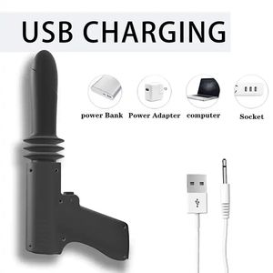 2022 Automatische Sex Maschinen gewehr Dildo Massage gerät <span class=keywords><strong>New</strong></span> <span class=keywords><strong>York</strong></span> Pistole Vibrator Schub Teleskop Handheld Klitoris Vibrator Sexspielzeug - Product Image 3