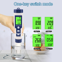 Testeur TDS/EC/température/PH numérique 5 en 1, moniteur numérique de qualité de l'eau