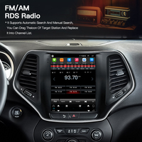 Radio para Auto STWEI con Android 14, Navegación GPS, Reproductor Multimedia de Video para Jeep Cherokee 5 KL 2014-2018, Estilo Pantalla Tesla, Carplay, DSP
