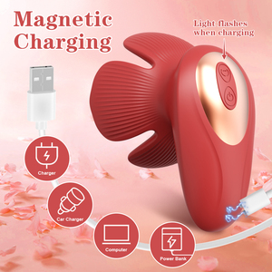Vibrateur en forme de pétale ALWUP, stimule la poitrine pour masser les <span class=keywords><strong>seins</strong></span>, jouets sexuels vibrants pour femmes, vente en gros - Product Image 2
