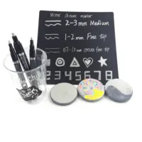 Paint Markers For Rock/Glass/Wood/Porcelain/Ceramic Chrome Markers Set