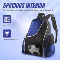 Sac à dos de sport multifonctionnel personnalisé à grande capacité unisexe en polyester avec fermeture à cordon, panneau solaire USB, antivol, pour le football