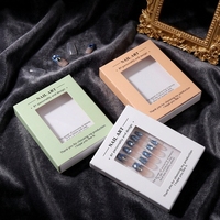 Boîtes à vêtements personnalisées avec fenêtre transparente pour emballage extérieur de faux ongles et articles de manucure