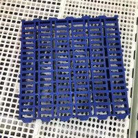 Suelo de Plástico con Rejillas para Ovejas y Cerdos, Plataforma de Plástico para Recolección de Estiércol, para Cría de Cabras