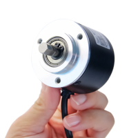 Yi Feng W50S8 Encoder Inkremental Pemasangan Poros Padat Miniatur Perlindungan IP56 Tahan Guncangan/Getaran Output RS485