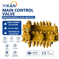 Vanne de commande PC500-10MO pour excavatrice Komatsu PC500, compatible avec PC500-10 723-40-74400 723-48-33100, vanne de commande principale