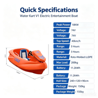 Pédale de direction OEM personnalisée pour kart aquatique CE pour la location commerciale en club aquatique ou en station balnéaire