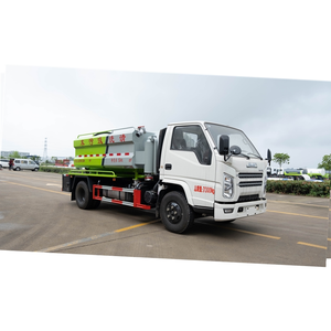 Hydraulic Drive Sewage Suction Truck 8 Cubic High Pressure Sewer Dredging Dual-purpose Septic Truck - Product Image 4