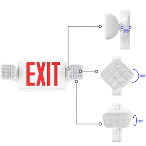 Feu de signalisation d'urgence à LED double tête homologué UL Feituo JLECG2RW à haute visibilité - Product Image 5