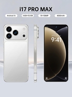 Smartphone 7,3 pouces Octa Core A17 PRO MAX CPU 108MP Caméra arrière HD OLED 120Hz LET Cellulaire 16+512 Go Double SIM Batterie 8000 mAh