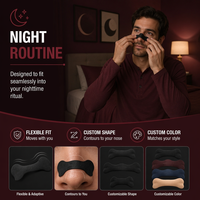 Bandes nasales sportives OEM personnalisées, anti-ronflement, respirantes, pour une meilleure respiration pendant le sommeil