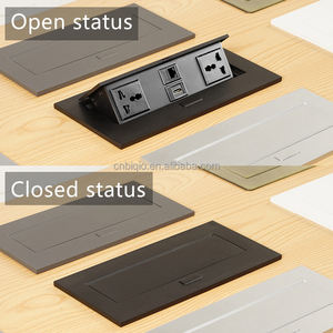 Caja de Enchufes Empotrada para Mesa de Conferencias con Red Oculta, Caja de Enchufes Emergente para Escritorio de Oficina - Product Image 2