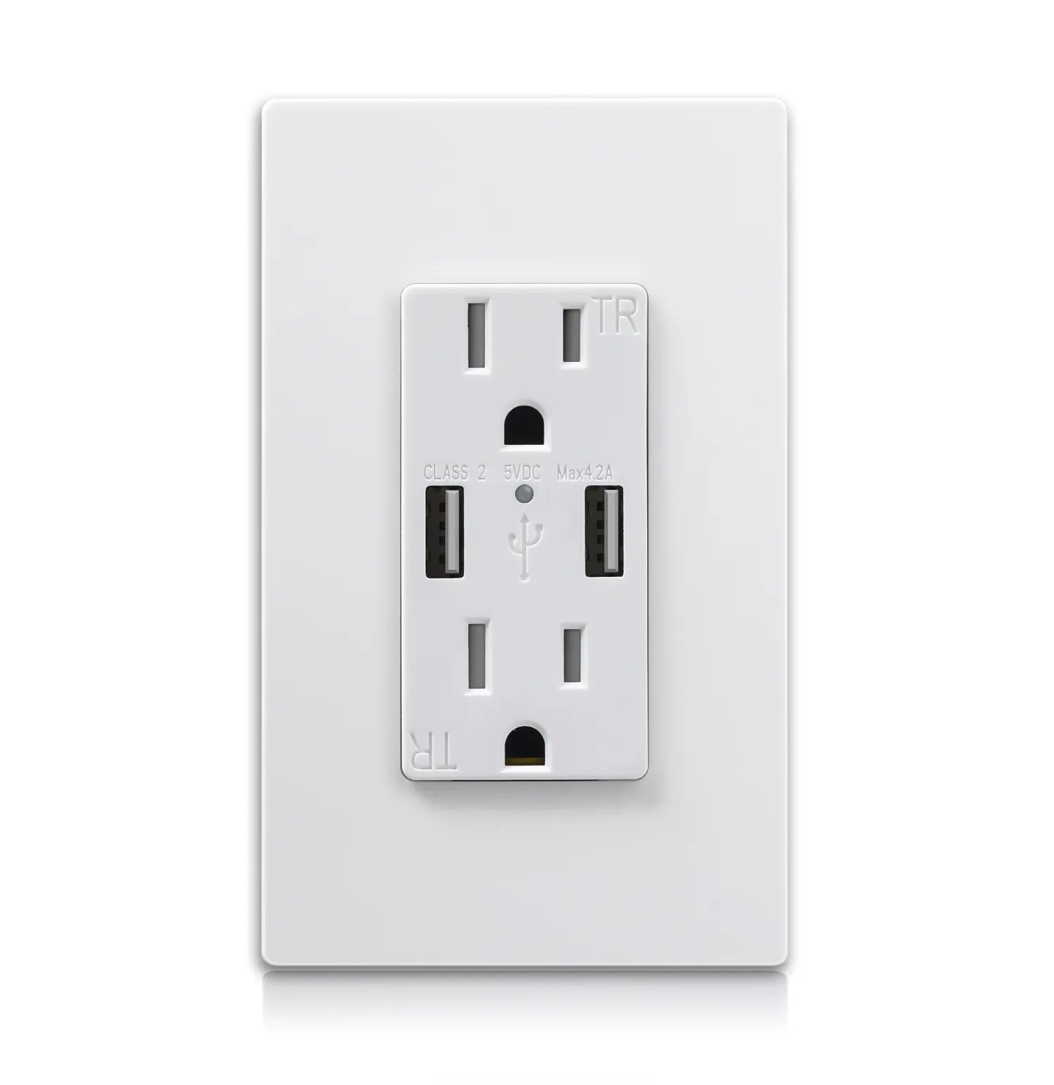 Keygma Works Wonderfully Fees up outlets Tamper Resistant wall usb socket For kitchen area use