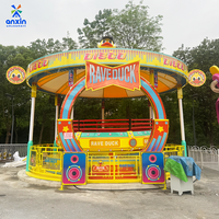 Manège Tagada Crazy Disco de Chine, capacité 24 personnes, hauteur 6,7 m, attraction de fête foraine à vendre