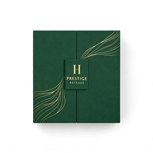 Caja Rígida Magnética para Perfume con Doble Puerta, Personalizada con Logotipo en Lámina Dorada, Fabricación Directa de Fábrica OEM ODM, Superventas - Product Image 3