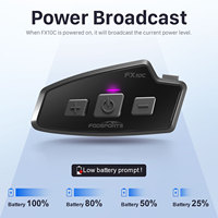 Fodsports FX10C moto casque interphone infiniment cavaliers groupe connexion interphone Bluetooth casque moto accessoires