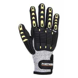 Gants anti-coupure gris/noir PORTWEST - A722G8RS - EAN 5036108276974 - Product Image 2