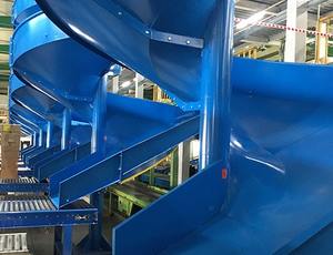 Truelisort Neuer Edelstahl Verstellbarer Spiralförmiger Schwerkraft-Förderer Kosteneffektiv Langlebig Multifunktional für Logistik und Lager - Product Image 4