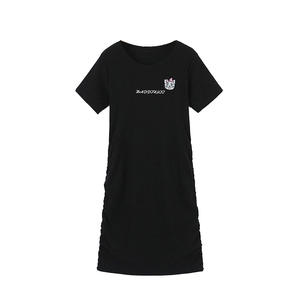 เดรสทรงรัดรูปผ้ารุ้งย่น คอปก แขนสั้น ไซส์พลัส ระบายอากาศได้ดี เหมาะสำหรับงานปาร์ตี้และใส่ลำลอง - Product Image 2