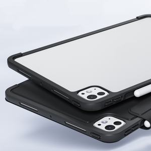 Funda Protectora de Cuero PU con Marco Suave para Tablet, con Soporte para Lápiz, Función de Activación/Suspensión Automática, Funda Completa para <span class=keywords><strong>iPad</strong></span> 10.ª <span class=keywords><strong>Gen</strong></span>, <span class=keywords><strong>11</strong></span>.ª <span class=keywords><strong>Gen</strong></span>, <span class=keywords><strong>Pro</strong></span> <span class=keywords><strong>2</strong></span>, 3, 4 - Product Image 4