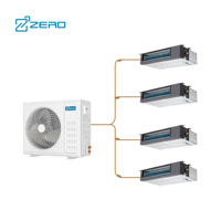Hvac Slim Ventilconvettore Ad Acqua Canalisé Ultra Mince Horizontal Dissimulé 220V Fcu Ventilateur Bobine Unité Usage Domestique Roucoulement Pour Pompe À Chaleur