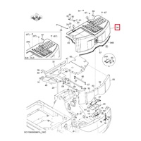 Pièces d'origine pour accessoires d'excavatrice Couvercle de moteur YD40001580 pour Hitachi ZX75US-5A ZX85US-6 ZX75USK-5B ZX75US-5B