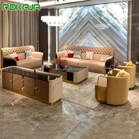 Luxuriöses italienisches Sofa mit hoher Rückenlehne 1 2 3-Sitzer Leder Modulares Sofa garnitur Single Corner Home Hotel Office Villa High-End Couch