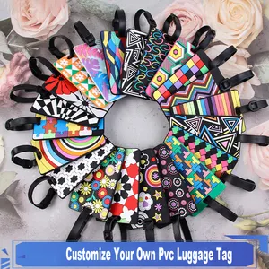 Custom Personality Travel Accessories Silicone Pilot Pvc Luggage Rubber Tags Custom Logo Passport Holder And Buggage Tag Set