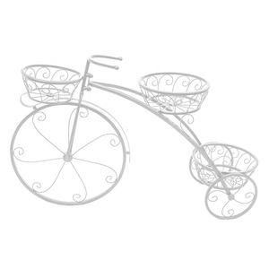 Jardín coche titular <span class=keywords><strong>de</strong></span> hierro <span class=keywords><strong>bicicleta</strong></span> maceta con cesta - Product Image 2