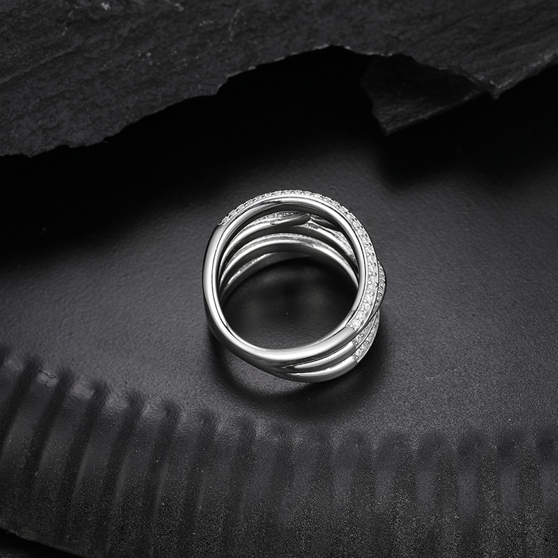 ring settings without stones silver iced out