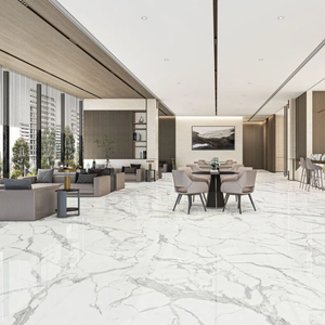 <span class=keywords><strong>Azulejos</strong></span> de Porcelana con Aspecto de Mármol Moderno, 12 mm de Grosor, 1600x3200 mm, Alto Brillo, Antideslizantes, <span class=keywords><strong>para</strong></span> Baños de Villas y Uso en Exteriores - Product Image 1