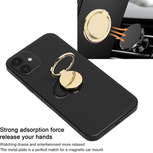 ที่ใส่แหวนนิ้วทำจากโลหะยืดหยุ่นและ360หรูหราแท่นวางโทรศัพท์มือถือสำหรับเป็นของขวัญพร้อมสต็อกอุปกรณ์เสริมโทรศัพท์มือถือ - Product Image 3