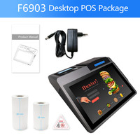 Android 11 Pantalla táctil de 8 núcleos Pos Tablet de escritorio Lector de tarjetas NFC Sistema de Punto de Venta de pago para restaurante