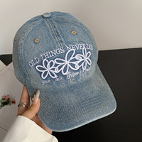 Gorra de béisbol deportiva de 6 paneles para mujer, modelo 2026, con bordado de hojas, ajustable, de moda, para protección solar.