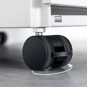 Tủ đựng đồ bằng thép hiện đại 3 ngăn kéo, kiểu đứng, di động, có bánh xe, dùng cho nhà ở, văn phòng, phòng ngủ, khách sạn - Trực tiếp từ nhà máy - Product Image 3