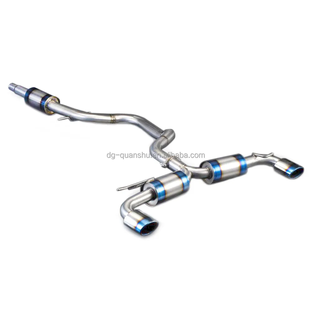 Ống Xả Catback Cho VW Scirocco R Scirocco 1.4T 2.0T Titan Ống Xả Catback